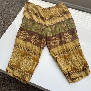 - Tribal elephant pants.
